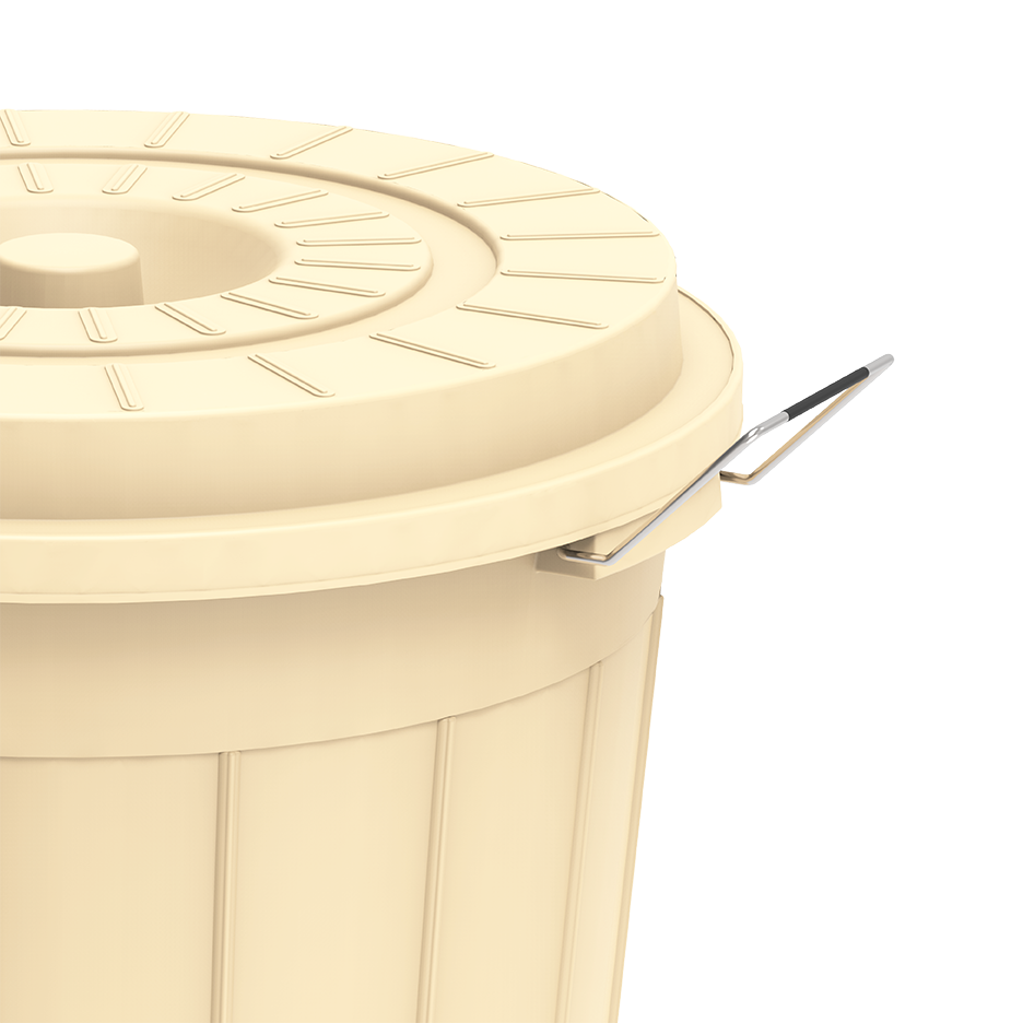 100L Round Plastic Drums with Lid