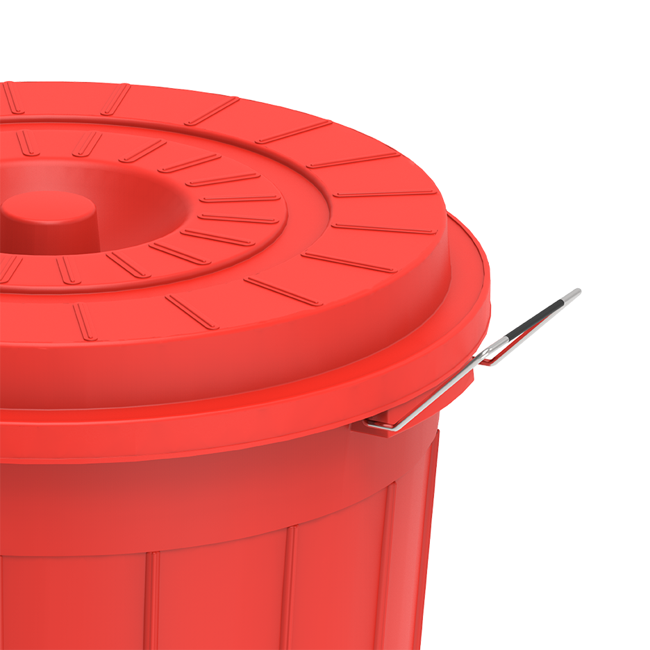 35L Round Plastic Drums with Lid