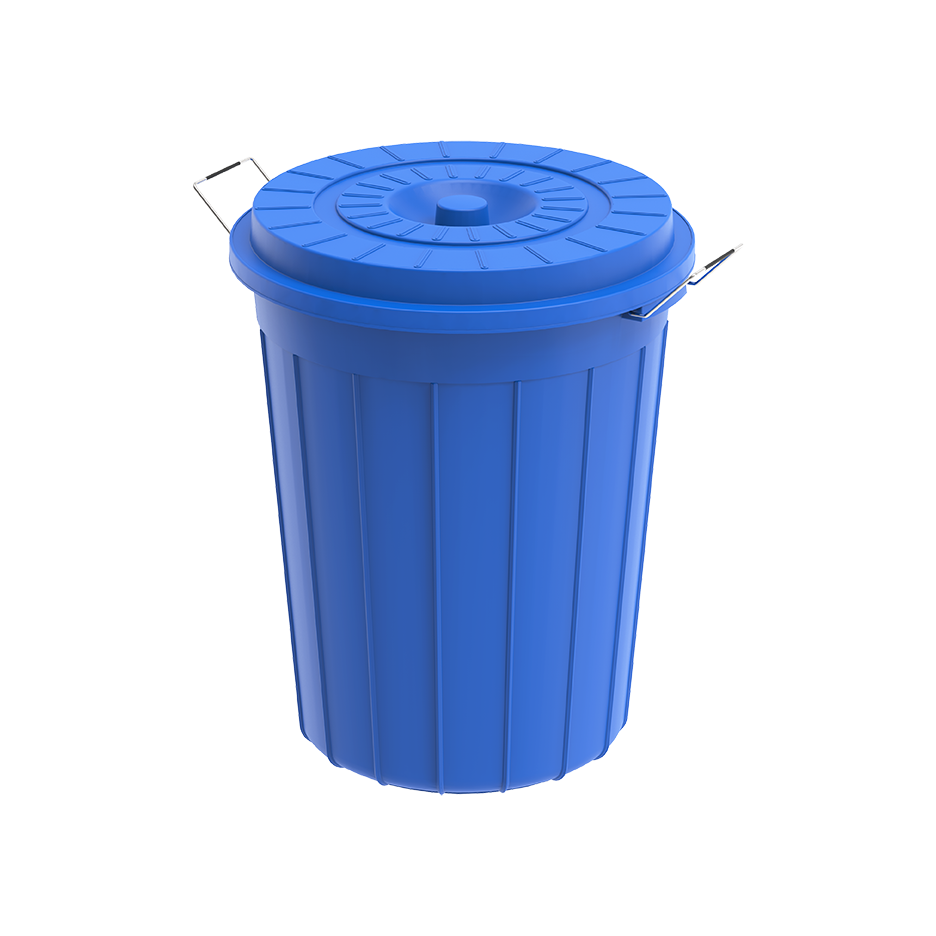 45L Round Plastic Drums with Lid