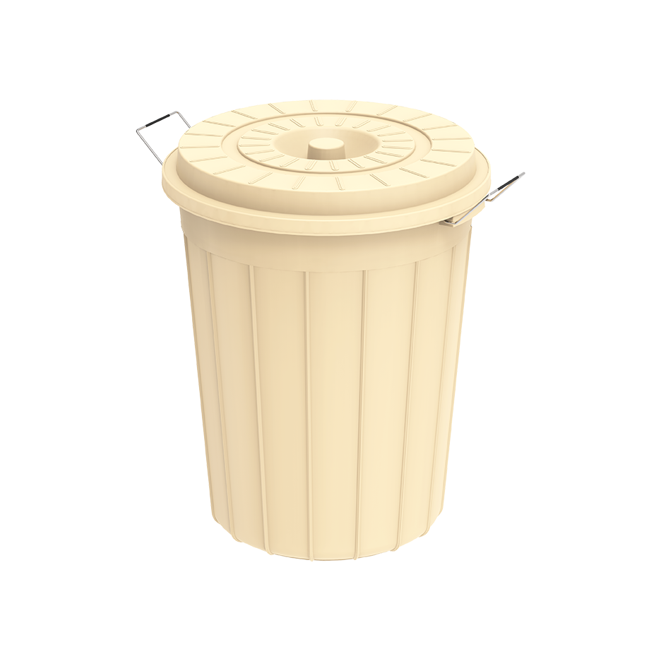 45L Round Plastic Drums with Lid