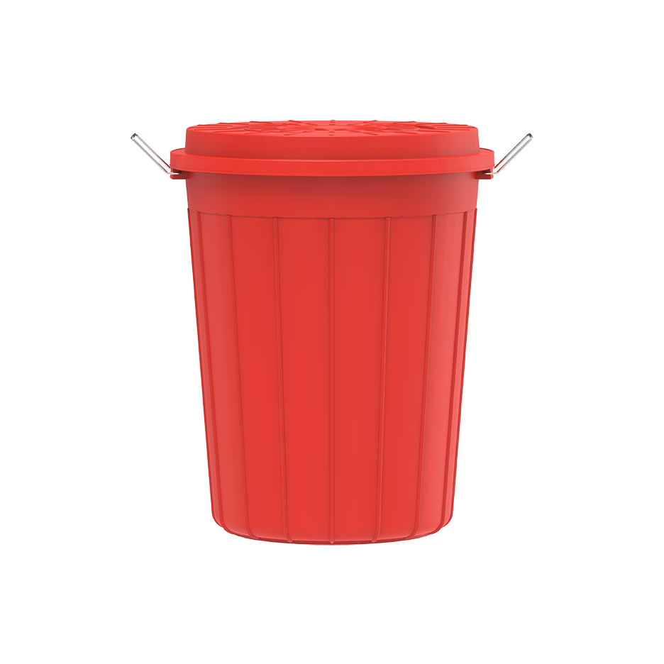 45L Round Plastic Drums with Lid