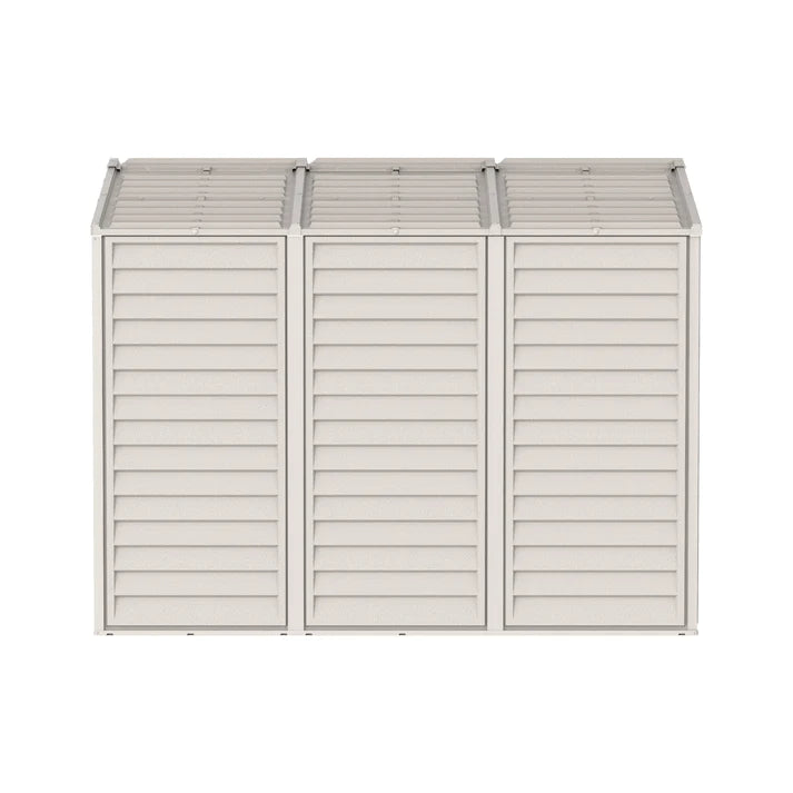 DuraMate 8x8ft 239.7 x 241.8 x 187.5 cm Resin Storage Shed with FREE Shelving Rack 4