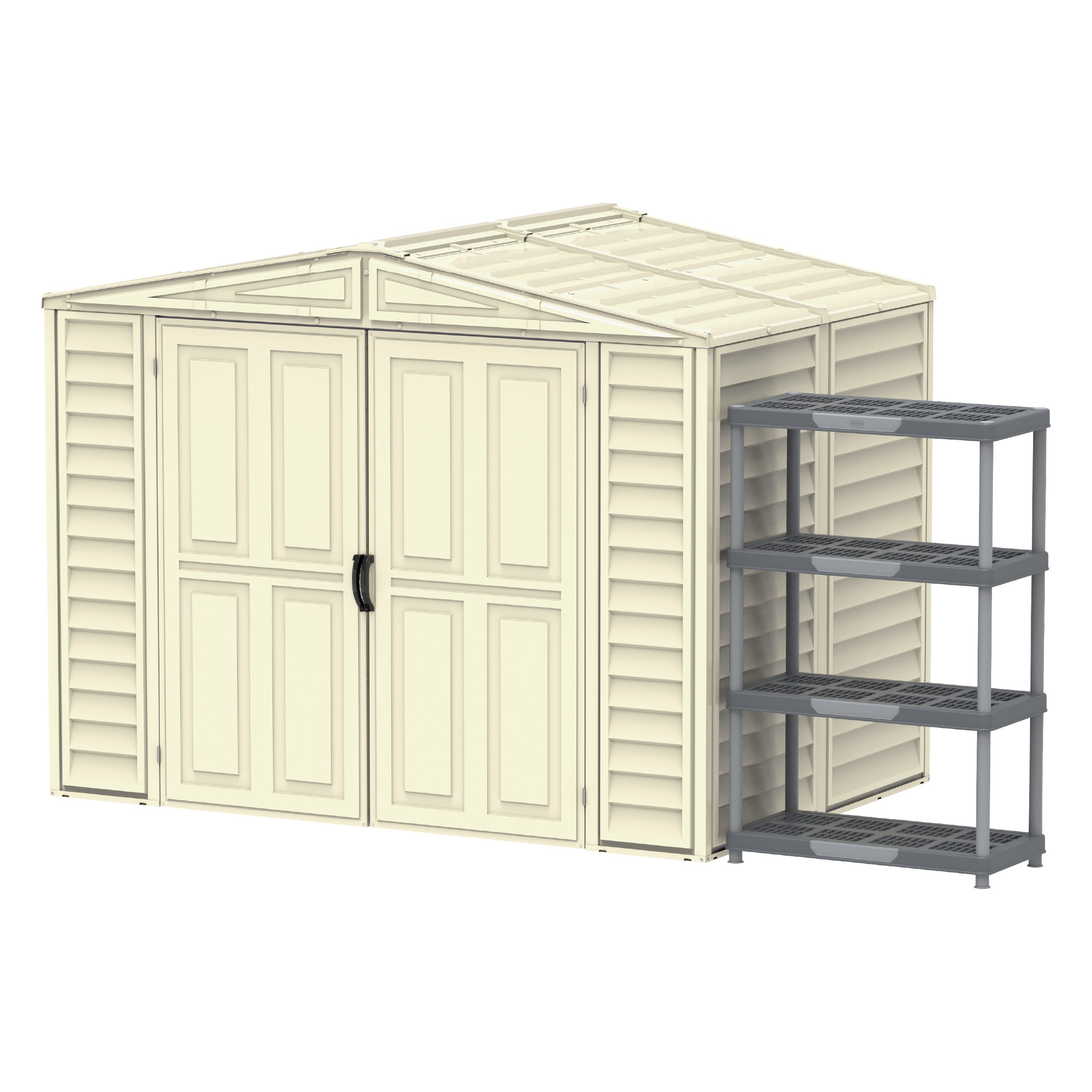 Walk-in Garden & Outdoor Storage Shed 8x5.5ft- Cosmoplast KSA