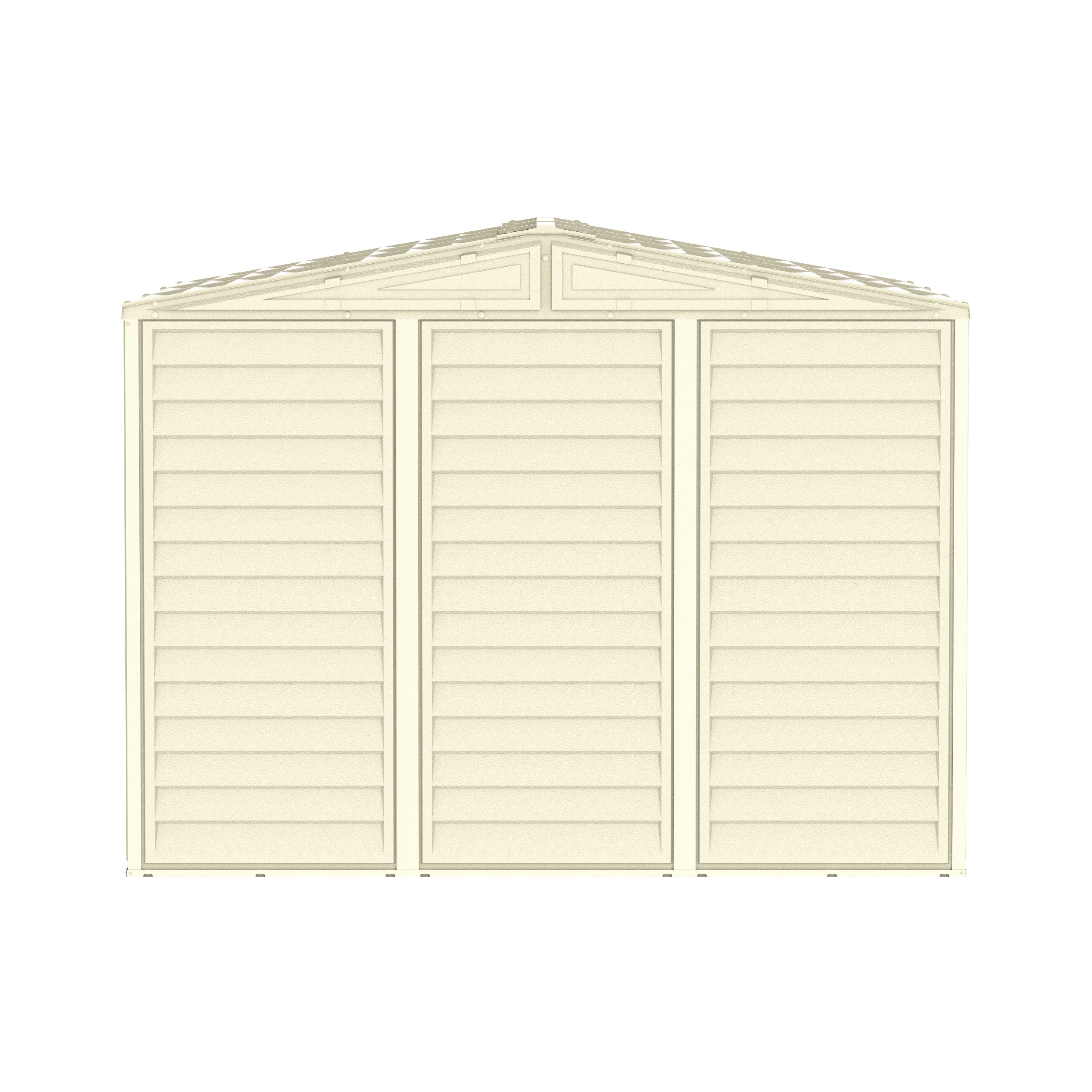 Outdoor & Garden Walk-in Storage Shed 8x8ft- Cosmoplast KSA