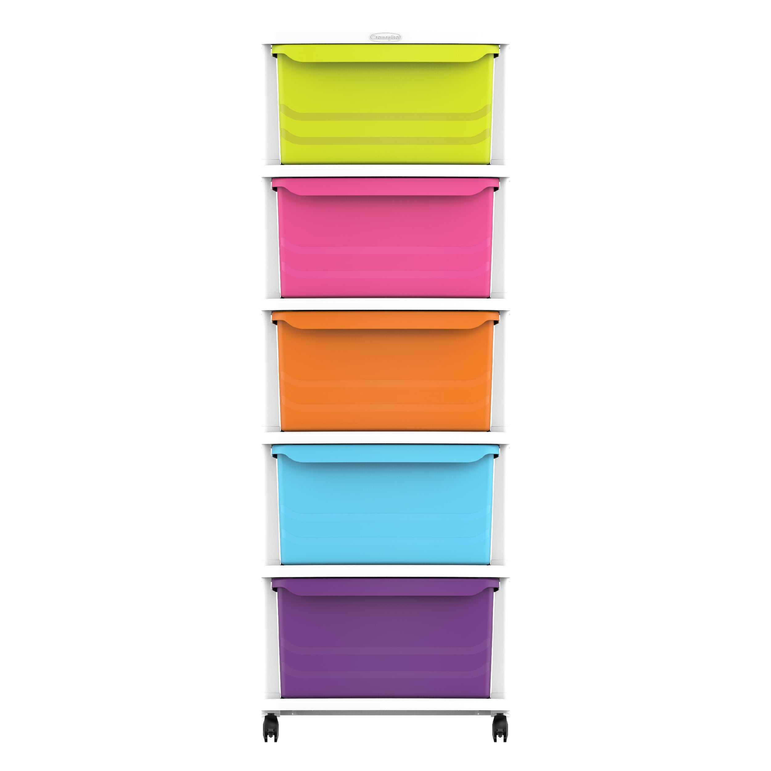 5 Tiers Multipurpose Storage Cabinet with Wheels